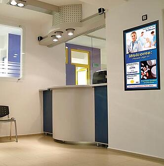 hospital digital signage waiting room