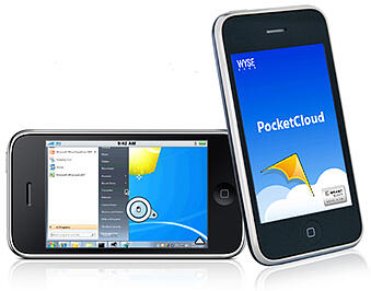pocketcloud app on enterprise wireless network