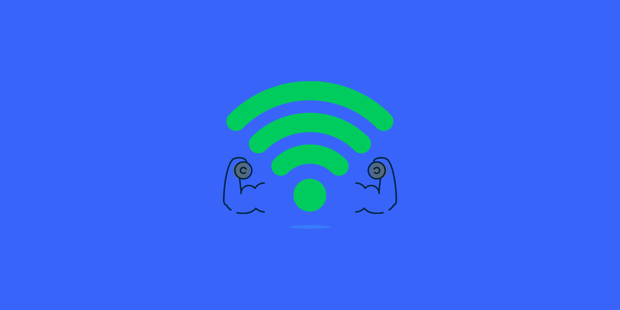 strong wifi signal lifting weights